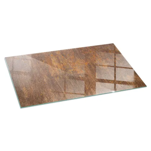 Kaminofen Glasplatte 120x60 cm – Beidseitig verwendbar