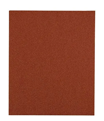 kwb Flint-Schleifpapierbogen 230x280 mm aus Quarzsand mit Körnung 180, guter Verleimung und robustem Papierträger für den mittelfeinen Schliff von Holz und Farbe