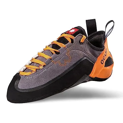 Ocun - Jett LU Kletterschuhe UK 7,5 | EU 40 grau - Herren-Kletterschuhe zum Schnüren, ideal für Halle und Alpinklettern. Leicht asymmetrisch für optimalen Halt und Präzision. Entdecken Sie auch weitere Top-Angebote von Ocun!