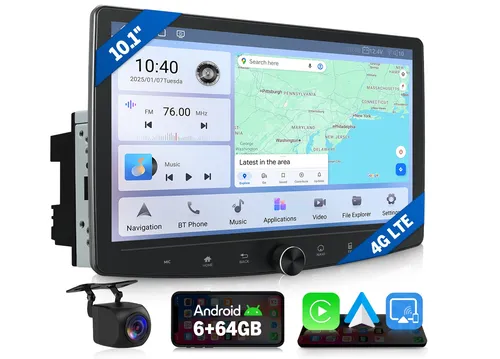 Eonon 2DIN 10.1 Zoll Android 13 Autoradio mit Apple Carplay