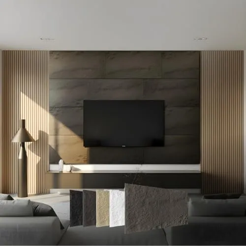 Hexim Wandpaneel 120x60cm in Steinoptik von HEXIM