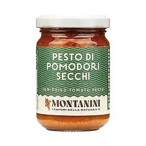 Montanini Pesto di Pomodori Secchi - getrocknetes Tomaten-Pesto Nudelsoße 140g
