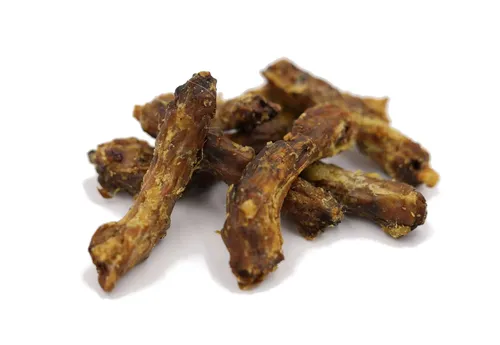 Getrocknete Hähnchenhälse für Hunde 5 Kg - Leckerbissen für Hunde, hergestellt in Deutschland. Ideal für jedes Hundealter und jede Größe – ein schmackhafter Snack für zwischendurch!