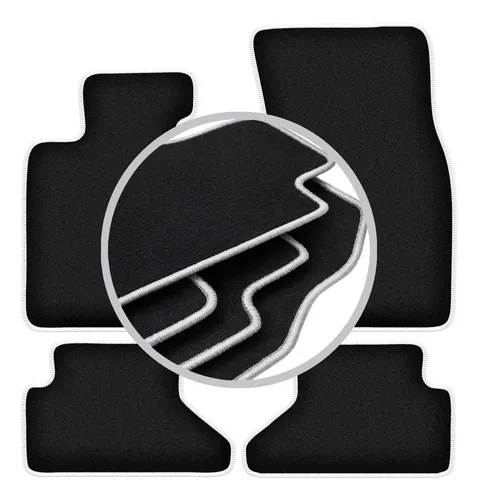 CARLUX-SILVER Auto-Fußmatten für BMW 6 E63 Coupé (2003-2010)