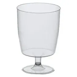 Papstar Stiel-Gläser für Rotwein, 0,2 l, glasklar 12145 , 1 Packung = 10 Stück