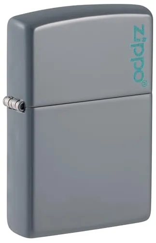 Zippo Flat Grey mit Logo 60005760 von Zippo
