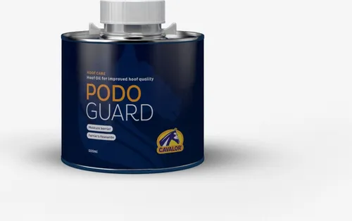 Cavalor Podo Guard Huföl 500ml - Sonstige Reitausrüstung, optimiert Feuchtigkeit und schützt Hufe vor Bakterien für eine bessere Hufqualität.