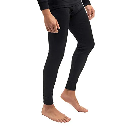 MT Herren Ski- und Thermounterhose Thermo Light Lange warme Unterwäsche - Schwarz XL