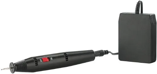 Produktbild AGT Gravurset: Batteriebetriebener Gravurstift 6V mit Diamantspitze (Gravierstift, Elektrischer Gravierstift, Elektro Stift)