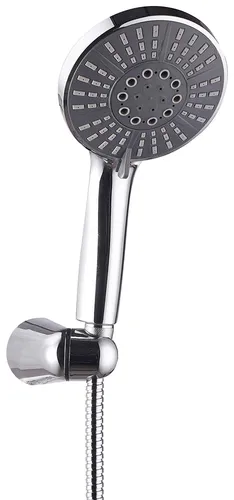 Schütte Brauseset Adria chrom - 61861 - Hochwertiges Brauseset in glänzendem Chrom, ideal für ein modernes Badezimmer und sorgt für ein luxuriöses Duscherlebnis.