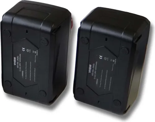 vhbw 2x Akku Ersatz für Würth 700956730 für Werkzeug (4000 mAh, Li-Ion, 28 V)
