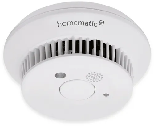 Homematic IP Rauchwarnmelder HmIP-SWSD - Q-Label zertifiziert, zuverlässige Rauchdetektion und 10 Jahre Batterielebensdauer