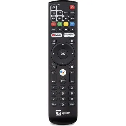Telesystem TELE System 58035013 Bluetooth-Fernbedienung TV-Tuner-Tasten (Gerätespezifische Fernbedienung, Bluetooth) (58035013)