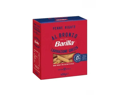 Barilla Penne Rigate al Bronzo Bronze Gezogene Pasta 400g