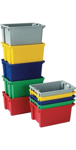 Drehstapelbehälter PP rot L400xB280xH180mm