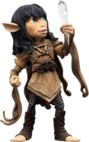 Weta Workshop The Dark Crystal Mini Epics Vinylfigur Jen Der Gelfling 11 cm - Actionfiguren: Offiziell lizenzierte Vinylfigur von Jen, dem Gelfling aus 'The Dark Crystal', inklusive Kiras Fizzgig-Begleiter – ein Muss für Sammler!