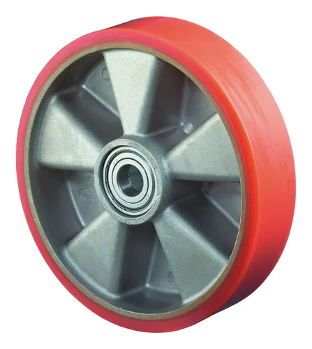 BS Rollen Rad 125/38 mm B90.127 Polyure Guss, Radkörper Alu, KL Tragkraft 300 kg