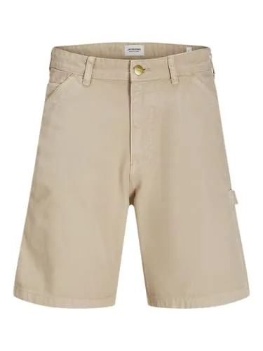 JACK & JONES Cargo Shorts Loose Fit - Bequeme Cargo Shorts aus 100% Baumwolle, ideal für lässige Outfits und den täglichen Einsatz, mit praktischen Taschen für zusätzlichen Stauraum.