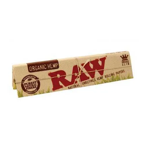 Zigaretten Papier Organic King Size Slim RAW 32 Blätter (110x45mm)