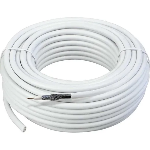 Schwaiger GmbH SAT Koaxialkabel unkonfektioniert - 7 mm, 110 dB, 50m, hohe Signalqualität für optimale Übertragung