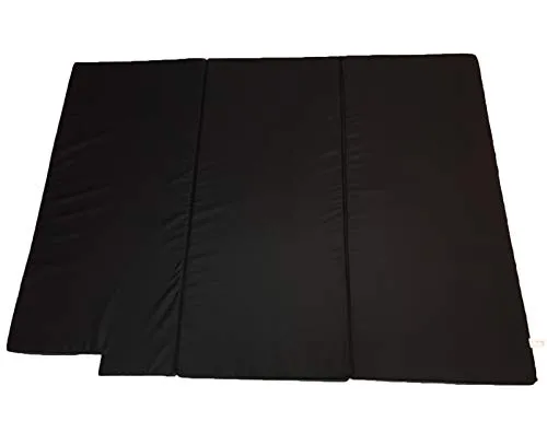 Mayaadi-Home Premium Schlafauflage für V-Klasse | Klappmatratze 185x138x6 cm, Schwarz | Faltbare Matratze für Bus, Faltmatratze Camping