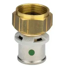 Viega Sanfix P Verschraubung flachdichtend 16 mm x 3/4