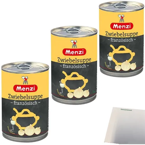 Menzi Zwiebelsuppe Französische 3er Pack 3x400ml Dose usy Block