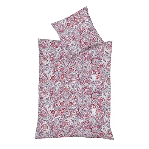 fleuresse Bettwäsche Mako Satin Bed Art 114296 - Bettwäsche-Set 80x80 cm + 135x200 cm, aus hochwertigem Mako Satin für ein luxuriöses Schlafgefühl und einfache Pflege.