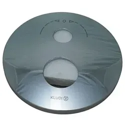 Kludi Rosette mit Absperrung 7468805-00 - Chrom Ersatzteil - Sanitärinstallation - Hochwertige Rosette mit integrierter Absperrung für mehr Sicherheit und Komfort in Ihrem Badezimmer.