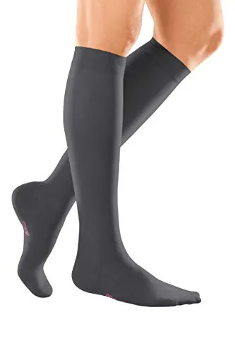 MEDI Strumpfhose mediven elegance CCL2 AD Kompressionsstrümpfe - Hochwertige Strumpfhose in anthrazit, Größe IV, ideal für den Alltag. Bietet optimalen Tragekomfort dank der elastischen Materialzusammensetzung von 61% Polyamid und 39% Elastan.