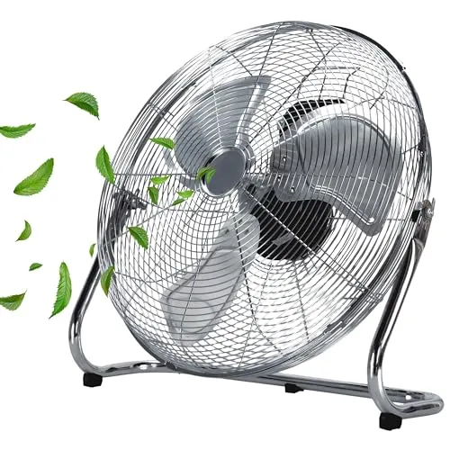 Echos Bodenventilator 46 cm – Power Windmaschine für erfrischende Luft