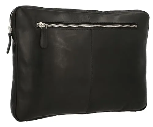 Gusti Laptoptasche Leder Austi - Stilvolle Schutzhülle für deinen Laptop - Elegante Laptophülle aus pflanzlich gegerbtem Leder, ideal für den täglichen Gebrauch. Bietet ausreichend Platz für Essentials und kombiniert Funktionalität mit zeitlosem Design.
