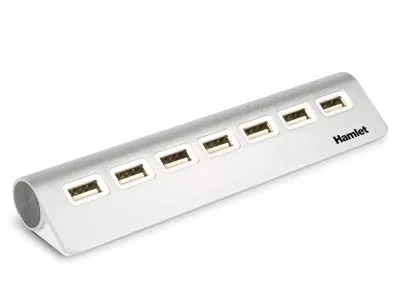 Hamlet 7-Port USB 2.0 Hub 480Mbps