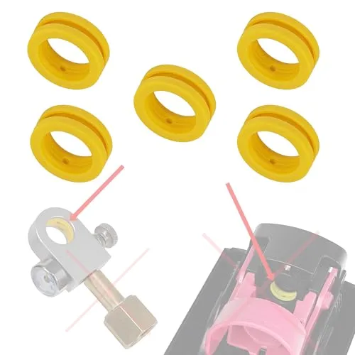 Snapworld-Kaffee Premium Dichtung Ersatz für Sodastream Duo Crystal 3.0 Gaia Art Terra, Dichtungsringe (5X) für Wassersprudler C02 Zylinder Quick Connect Rosa & Refil Umfüll Adapter als Ersatzteile