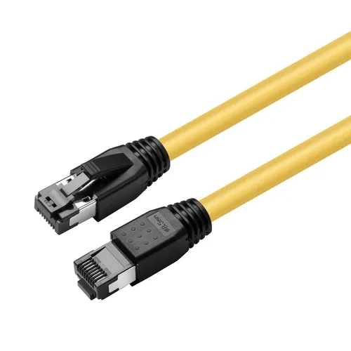 MicroConnect CAT8.1 S/FTP 1,5m Gelb LSZH Abgeschirmtes Netzwerkkabel AWG
