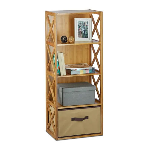 Regal bambus Badezimmerregal Faltregal 2 Ablagen