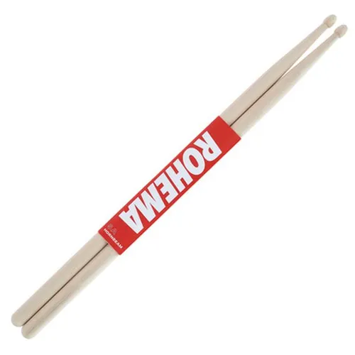 ROHEMA Trommelstöcke 5B - Hochwertige Schlagzeugstöcke für alle Musikstile, langlebig und leicht, ideal für professionelle und Hobby-Schlagzeuger.