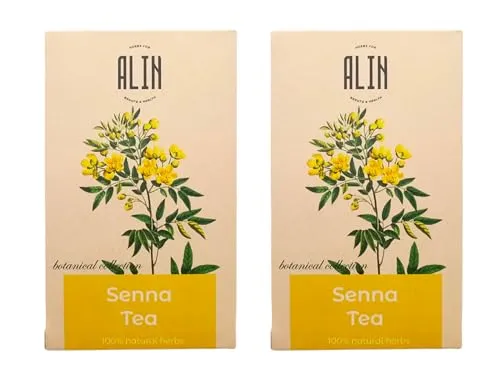Senna-Tee, 2 x 20 Beutel, natürlicher Tee zur Darmreinigung - 20 Teebeutel