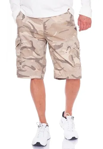 Jet Lag Herren Cargo Shorts Take Off 7 Desert Camo, W44
