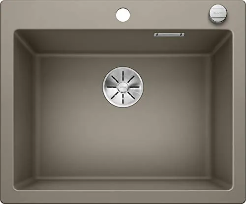 Blanco Pleon 6 Granitspüle mit Ablauffernbedienung, tartufo - Sanitäranlagen & Zubehör - Zeitlos elegante Granitspüle mit großzügigem Volumen und durchgängiger Batteriebank für optimale Funktionalität.