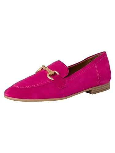 Tamaris Slipper 1-24222-42 513 normal - Damen Slipper mit karrèe-förmiger Schuhspitze, hochwertigem Leder und innovativem TOUCH-IT Fußbett für optimalen Tragekomfort – ideal für stilvolle Outfits und den ganzen Tag!