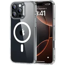 Hülle iPhone 16 Pro MagSafe Militärnorm Klar