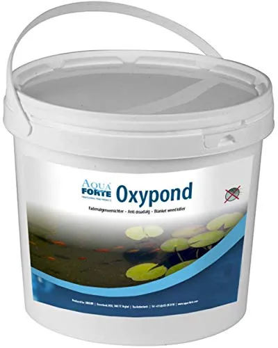 Produktbild AquaForte Oxypond (vorher Oxyper) Aktivsauerstoff Teichpflegemittel 1kg (reicht für 30.000 Liter Teichwasser), fördert den effizienten Abbau von Abfallprodukten
