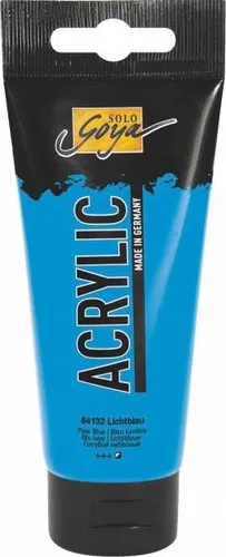 SOLO GOYA ACRYLFARBE LICHTBLAU 100 ml TUBE ACRYL-FARBE LICHT-BLAU