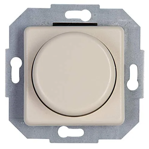 Kopp EUROPA – Druck-Wechsel-Universaldimmer für Glühlampen, Cremeweiß