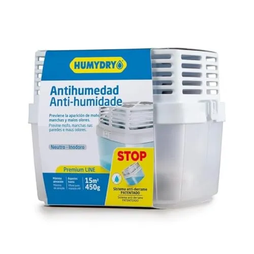 Luftentfeuchter Compacht450 mit Granulat 450g - Luftentfeuchter für Räume bis 15m², ideal zur Bekämpfung von Feuchtigkeit. Inklusive 450g Granulat für optimale Luftqualität.