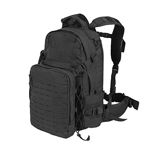 Direct Action Helikon-Tex Ghost MkII Backpack - Cordura - Schwarz - Wanderrucksack für militärische Einsätze, leicht und vielseitig mit Combat Vent System für hohen Tragekomfort. Robustes, wasserabweisendes Cordura-Gewebe und einzigartiges Molle-System bieten optimale Funktionalität.