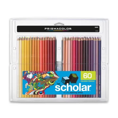 PRISMACOLOR MAIN-87676 Scholar Buntstifte, 60 Stück