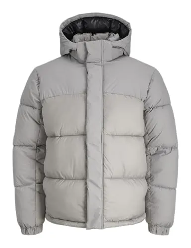 Jack & Jones Union Steppjacke - Funktionsjacke für Herren, wasserabweisend und windfest, ideal für kalte Tage mit abnehmbarer Kapuze und hohem Tragekomfort.
