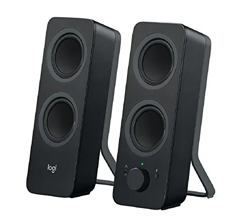 Logitech Z207 Kabelloser PC-Lautsprecher - Bluetooth, 10 Watt Spitzenleistung, raumfüllender Stereo Sound, Easy-Switch Feature für nahtloses Multitasking